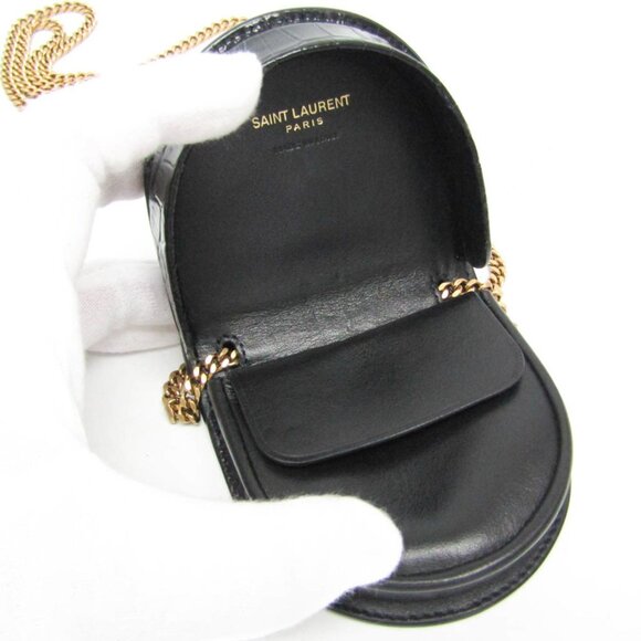 SAINT LAURENT Black Leather Wallet - Picture 4 of 12